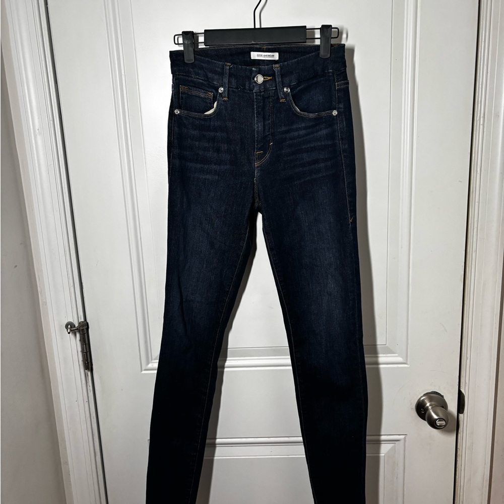 Good American Midnight Blue Skinny Jeans